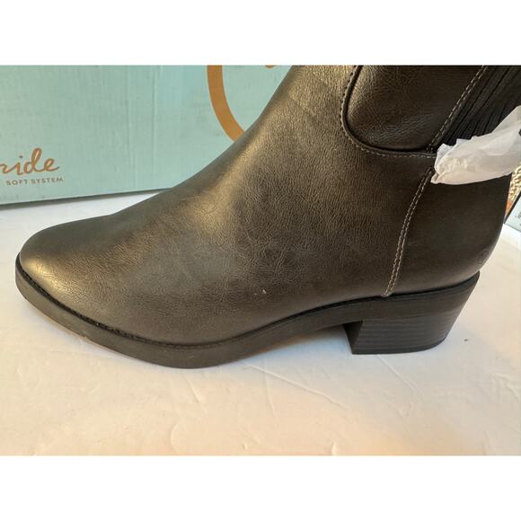 LifeStride Women's Bristol grey Knee-High Boots Size 11W new - Picture 8 of 10